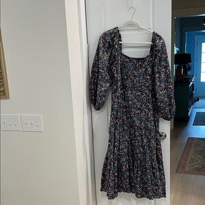 Summersalt floral on or off the shoulder ruffled tiered dress